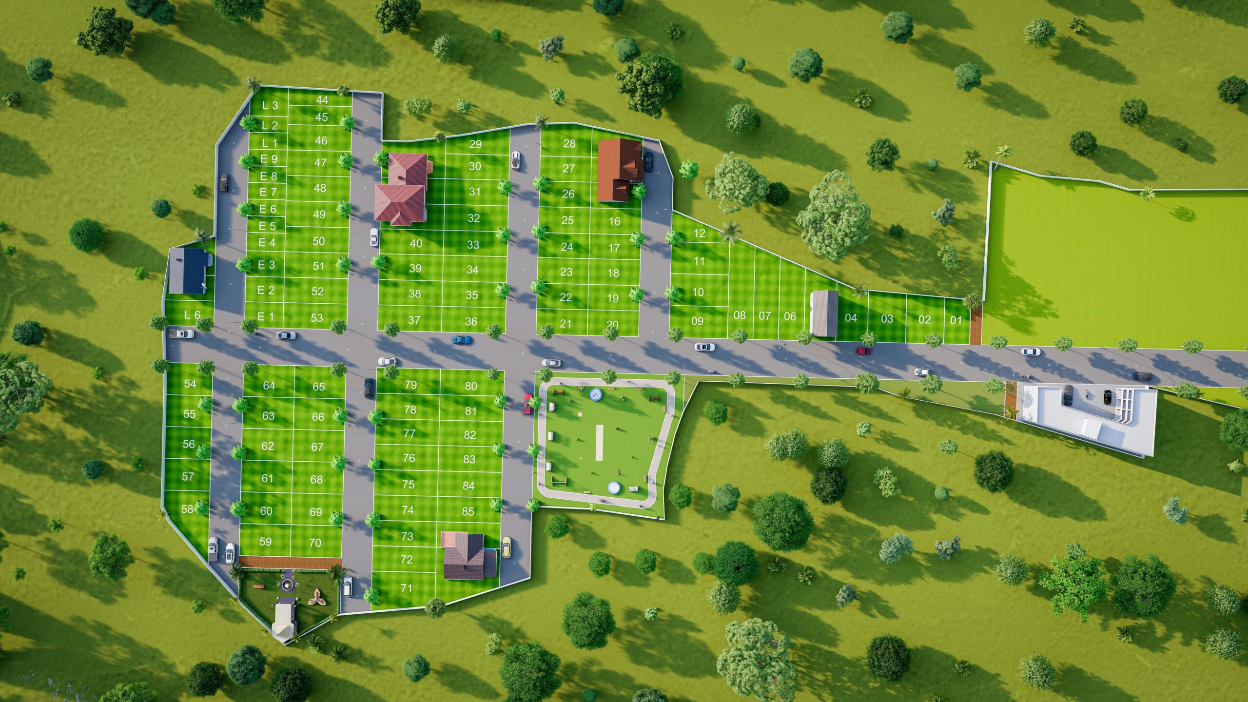 Aerial Plot Layout